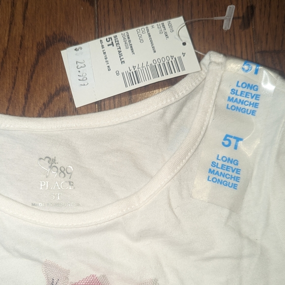 Children's Place Kids Long Sleeve Hedgehog Shirt NWT - Picture 3 of 5